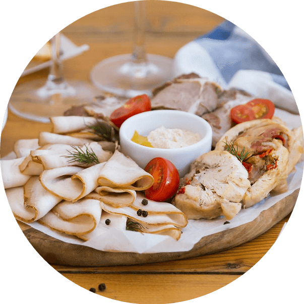 Домашняя мясная тарелка