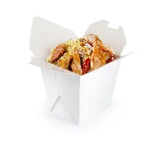 Гречневая лапша с овощами и курицей