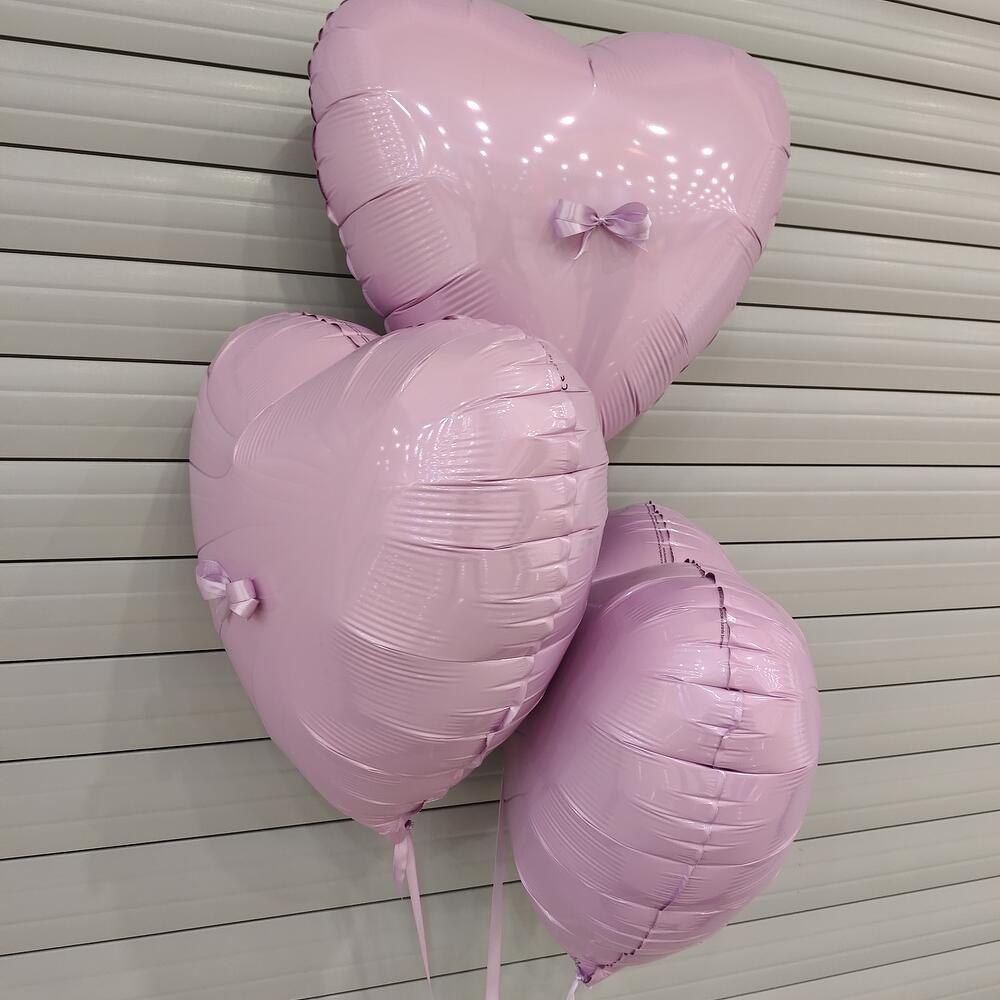 Воздушные шарики - "3 сердца"