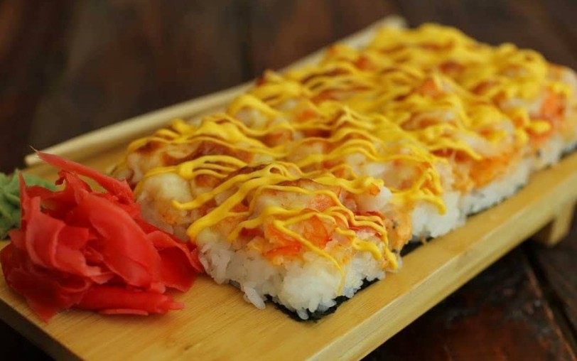  Японская пицца с курицей