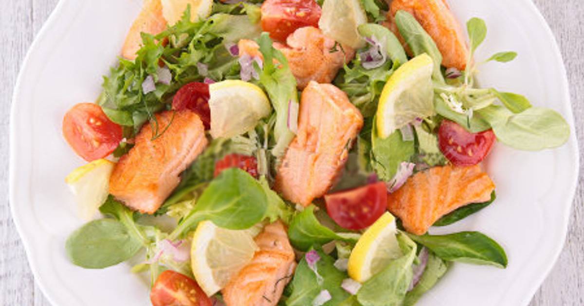 Салат с Лососем