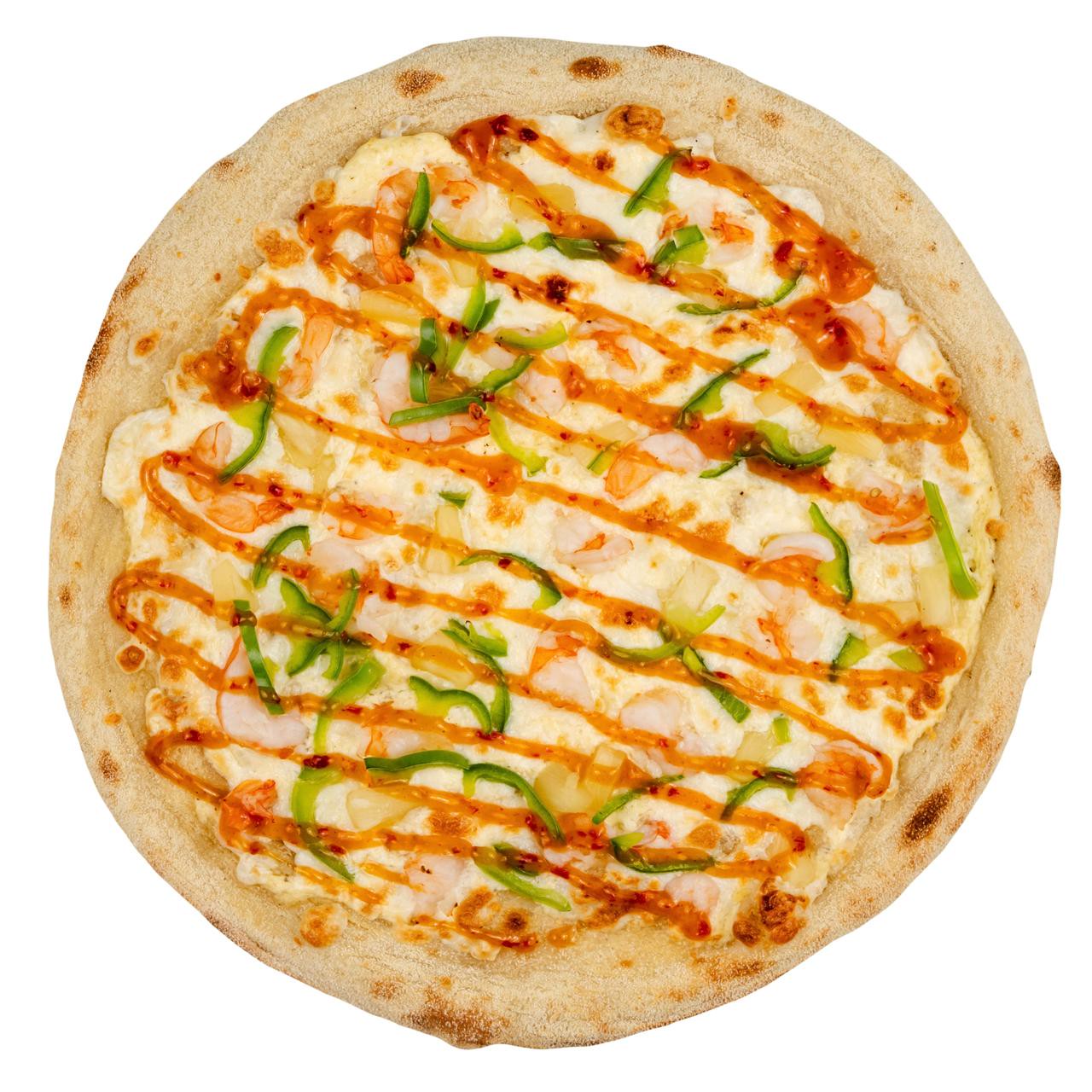 Креветки и ананас