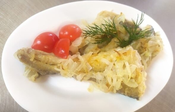 Рыба  жареная