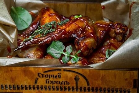 Куриные крылышки BBQ острые