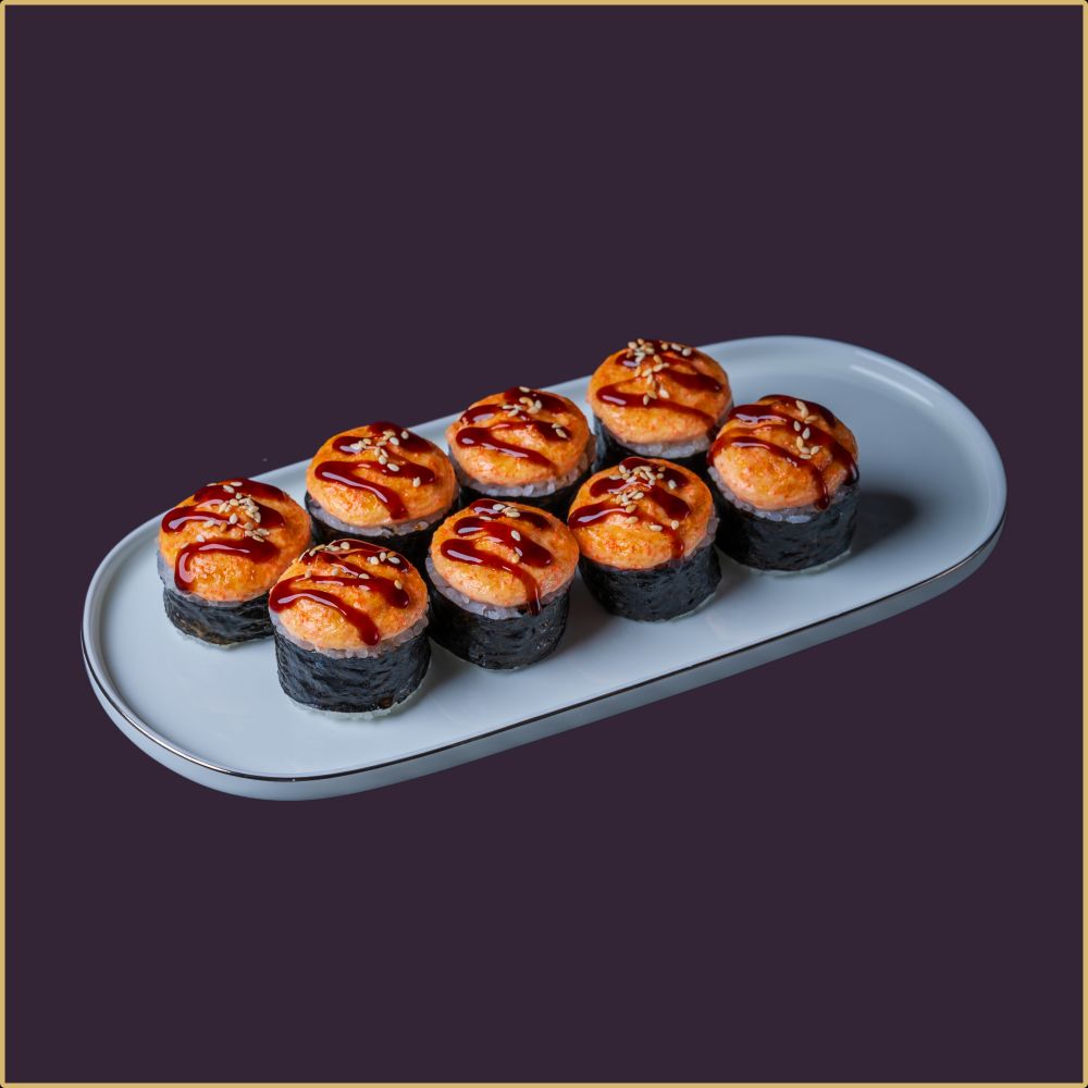 Ролл Мидии запечённый