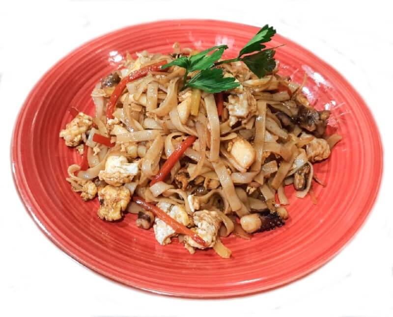Лапша с морепродуктами