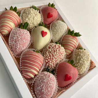 Наборы клубники в шоколаде (№ 6, Набор из 8 штук)