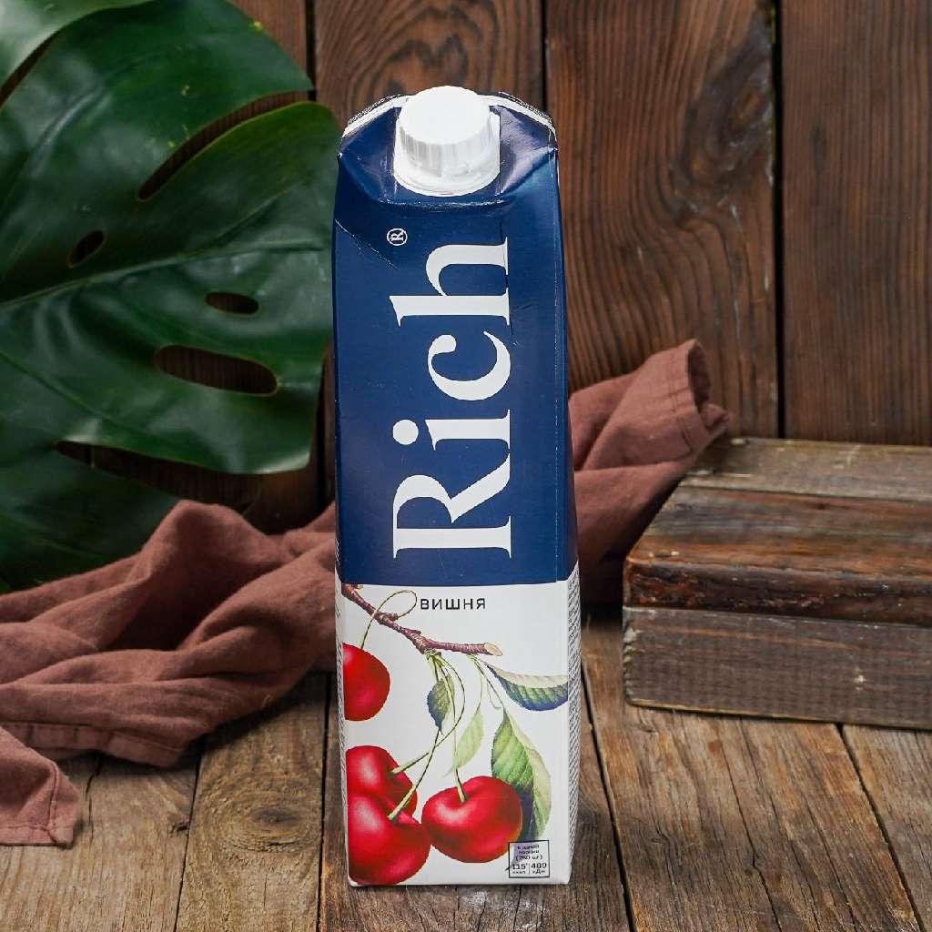 Сок RICH вишня 1л