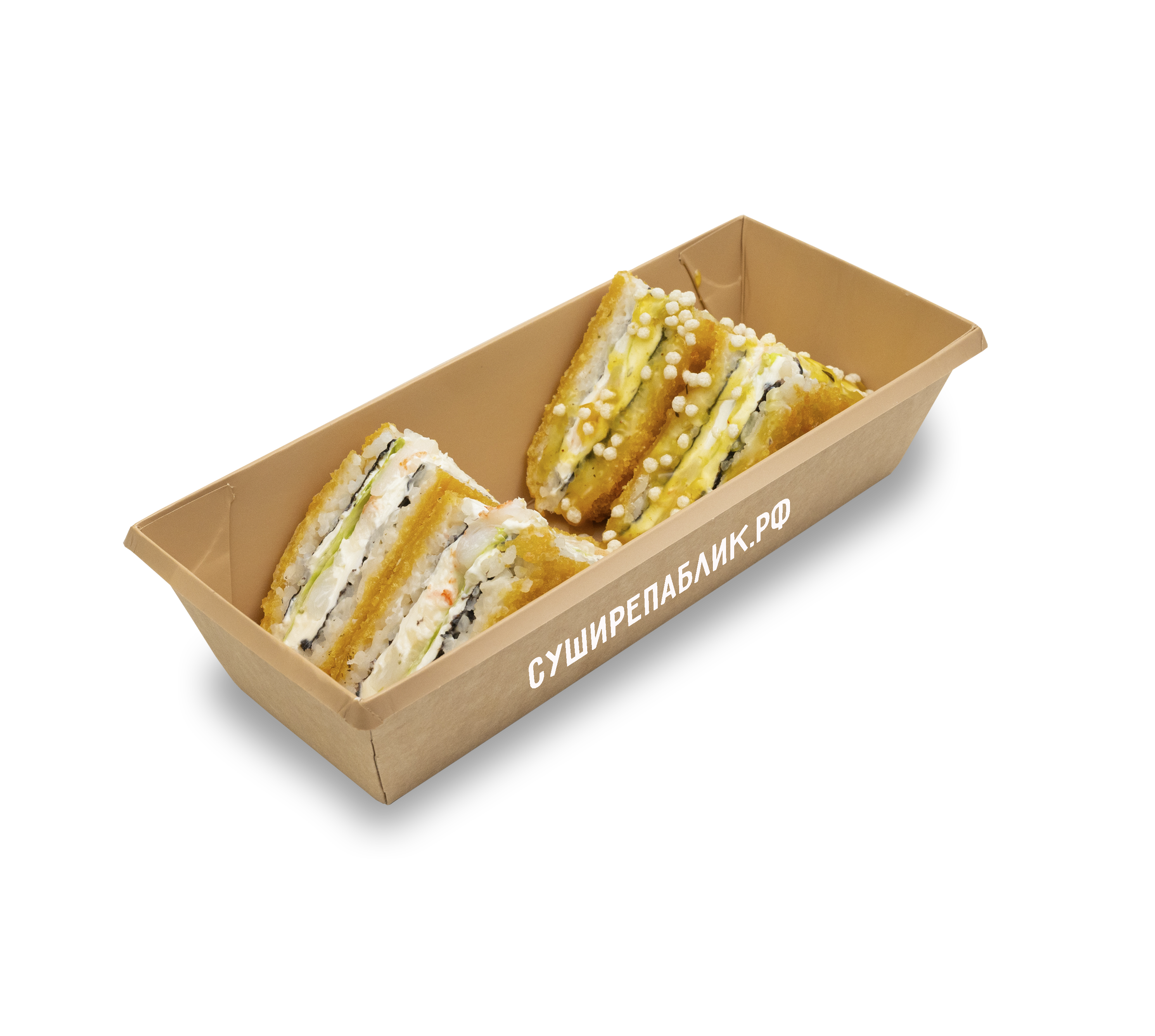 Сэндвич ролл с креветкой