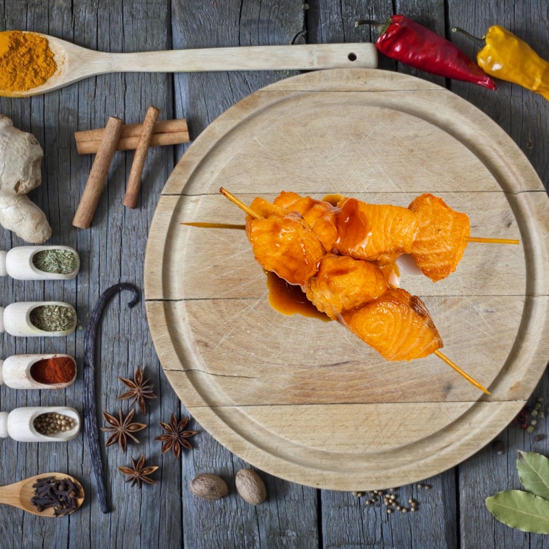 Лосось шашлычок