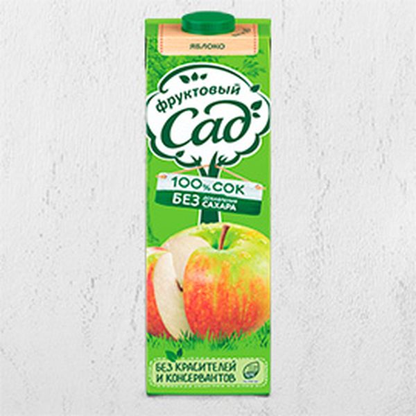 Сок Фруктовый Сад Яблоко