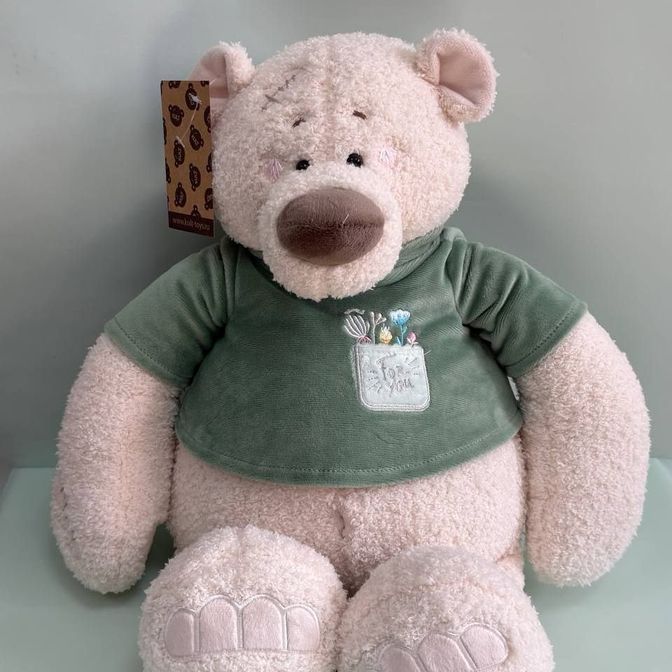 Мишка Тато в зеленой майке