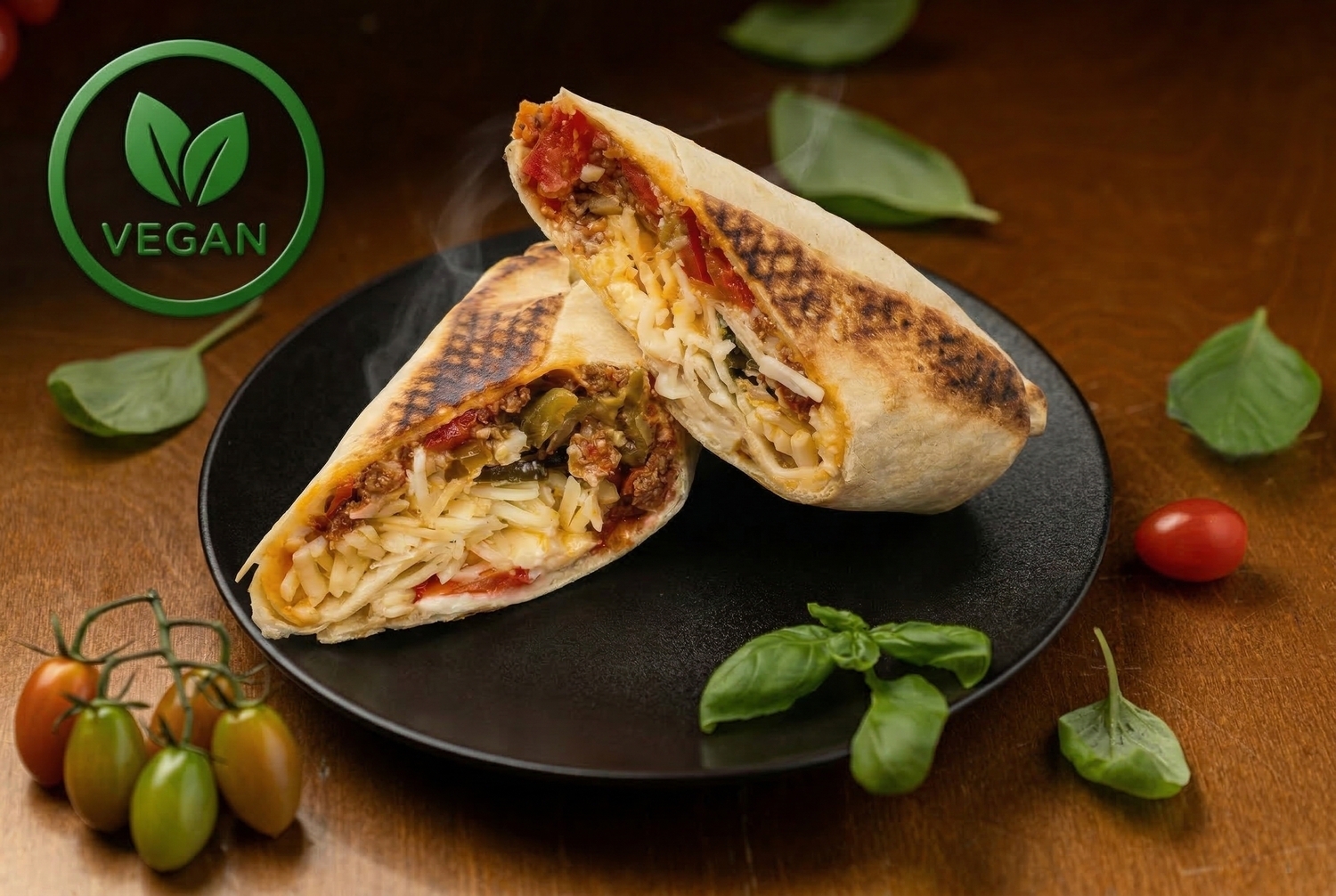 Буррито с веганским фаршем