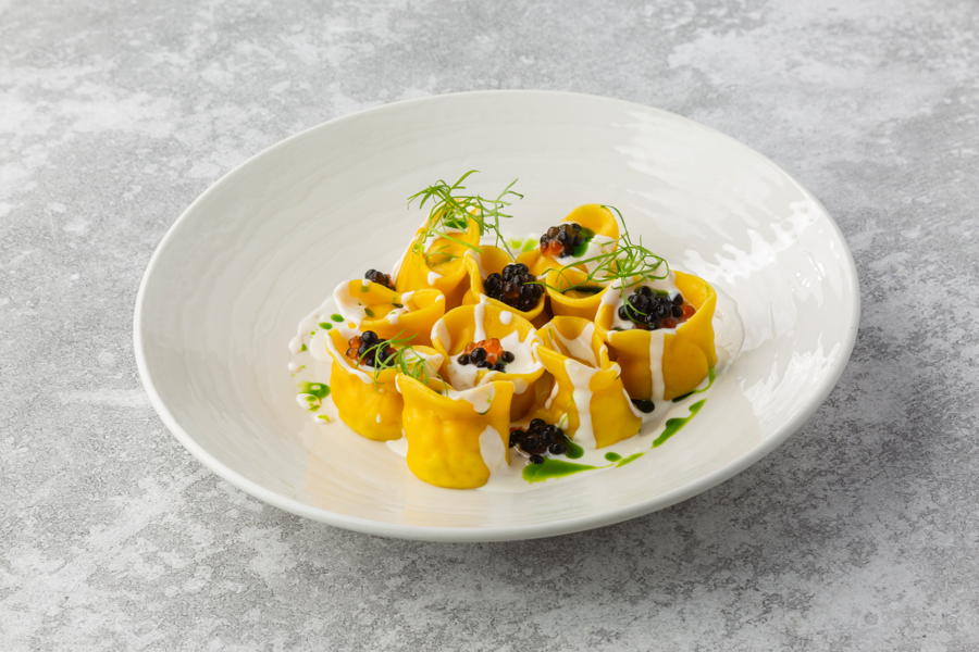 Пельмени из лосося и судака