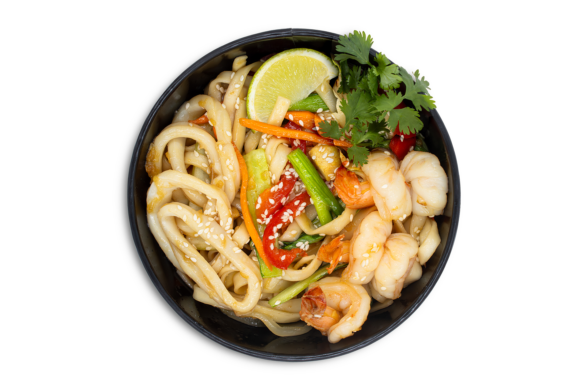 Удон с соусом Терияки с морепродуктами