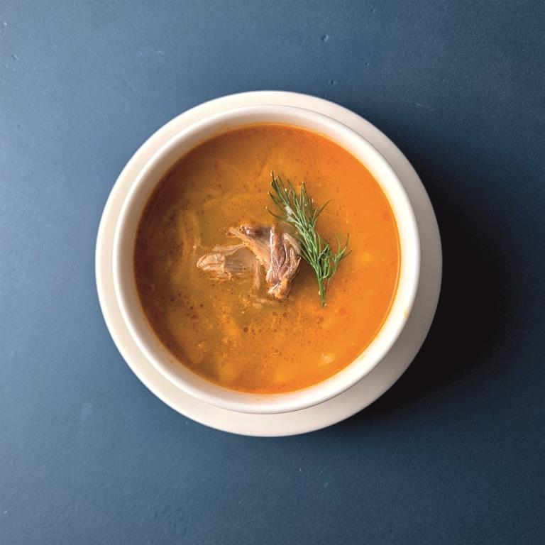 Суп с перепелкой и квашенной капустой