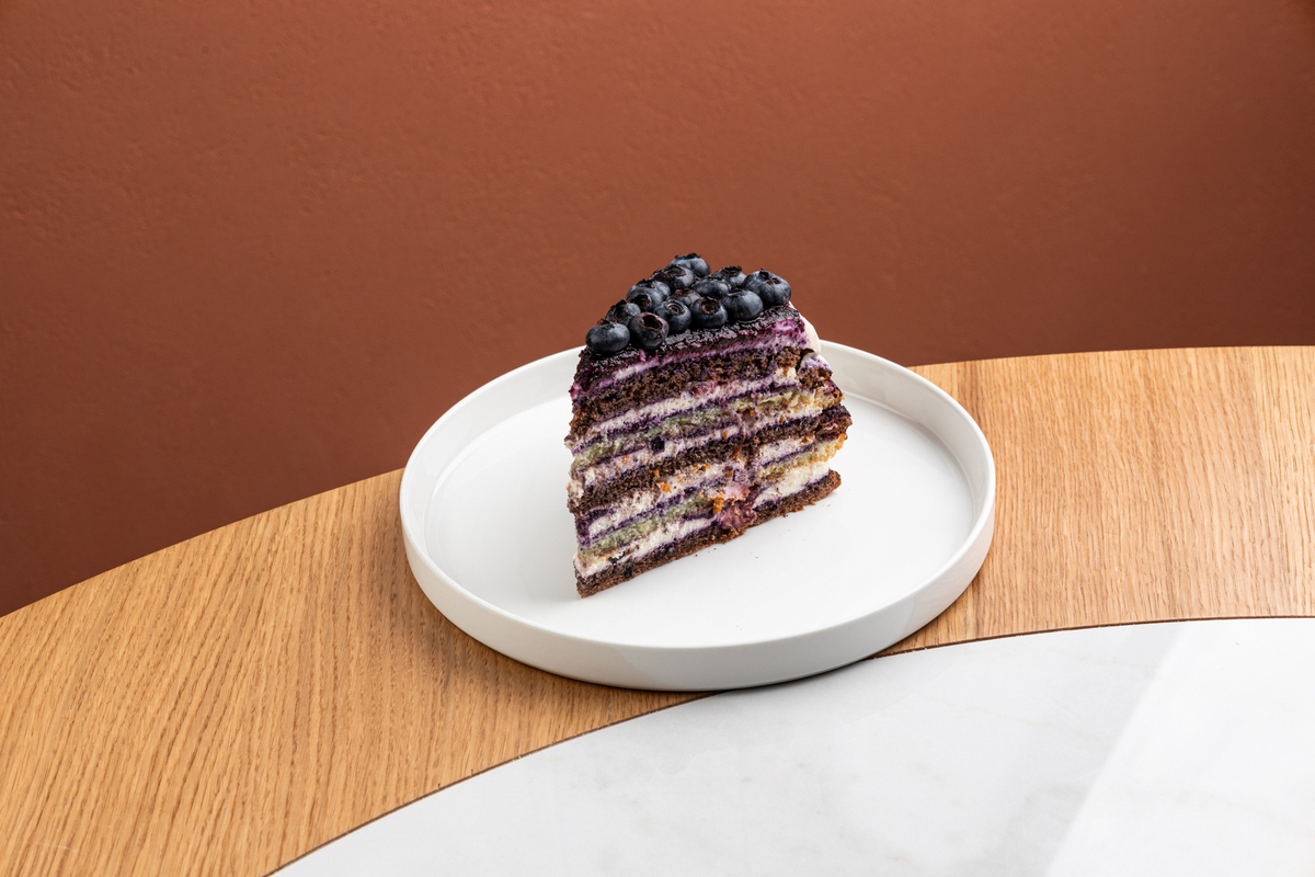 Черничный торт