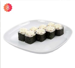 Мини ролл с огурцом и сливочным сыром
