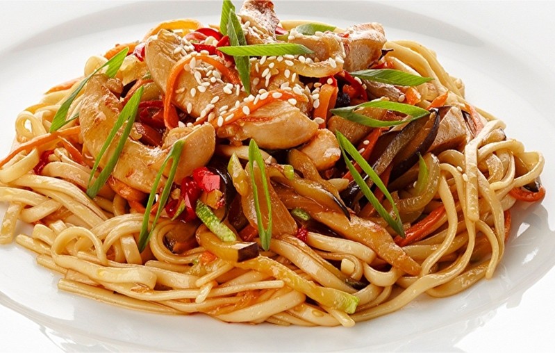 Удон Wok с курицей