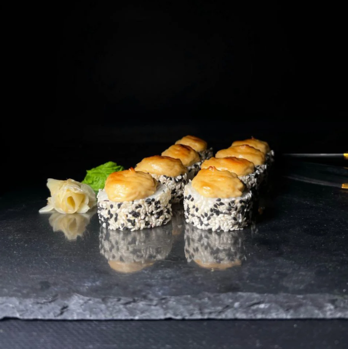 Запеченный с курицей