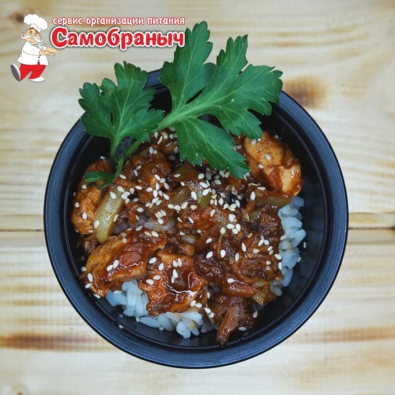 Курица Терияки с рисом 220гр.