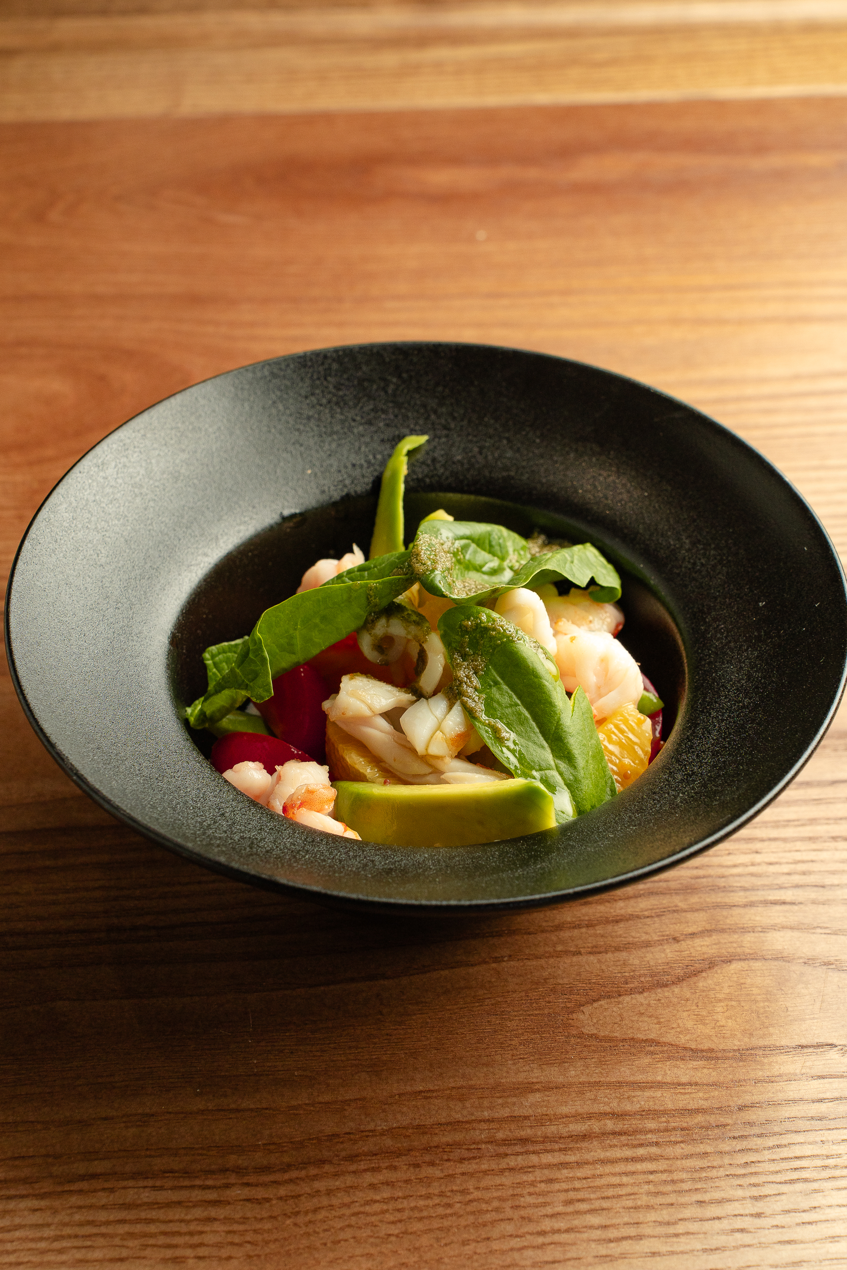 Салат с морепродуктами