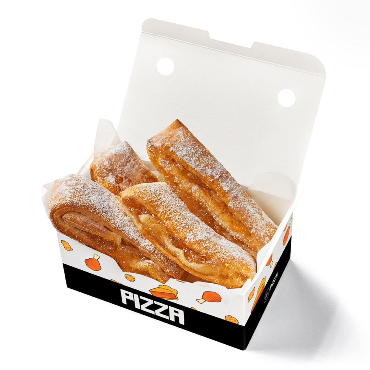 Штрудель с яблоком и корицей