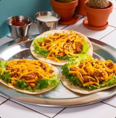 Тако Кон Карнэ с халапеньо 3 лодочки