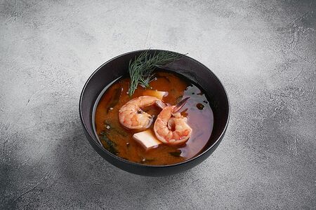 Мисо суп с креветками 