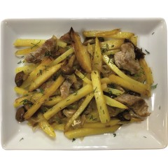 БИЗНЕС ЛАНЧ: 3 бл. Жар. картошка с мясом