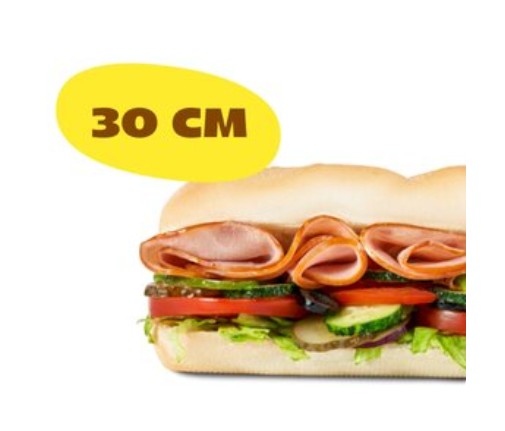 Сэндвич Индейка и Ветчина 30 см