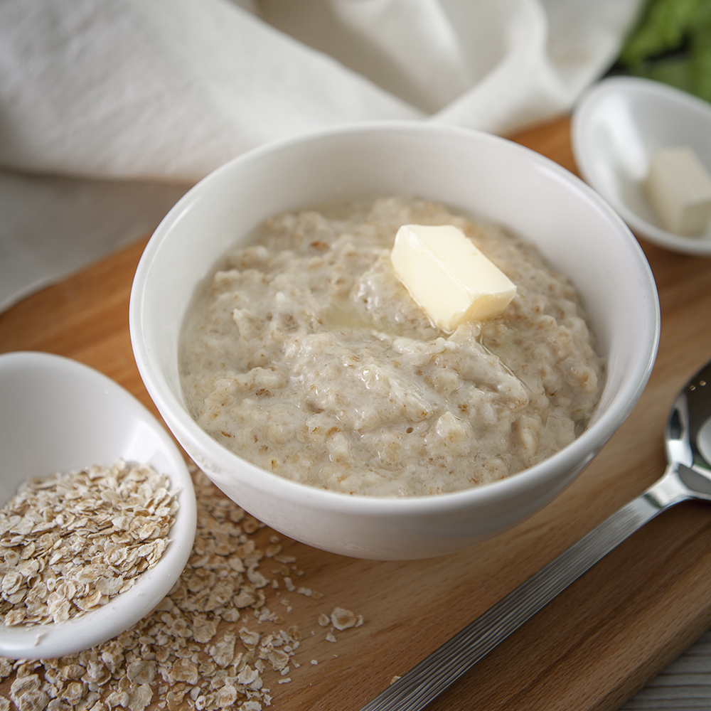Каша овсяная на молоке