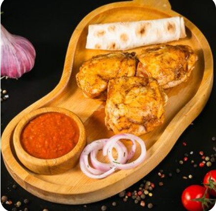 Куриные бедра на мангале