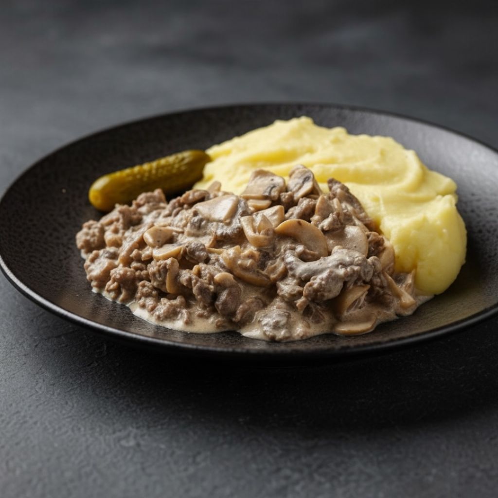 БЕФСТРОГАНОВ с ПЮРЕ