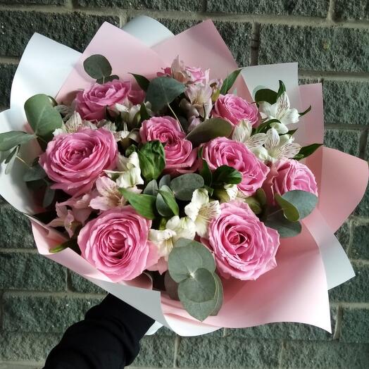 Букет " Розовые мечты"