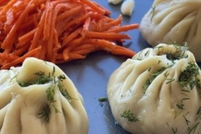 Комбо: Сочные буузы +набор 3шт +салат