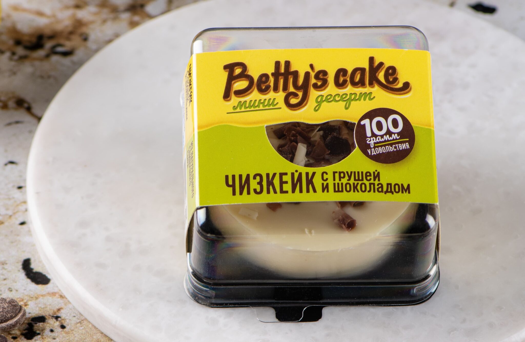 Чизкейк с грушей и шоколадом