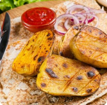 Картофель на мангале