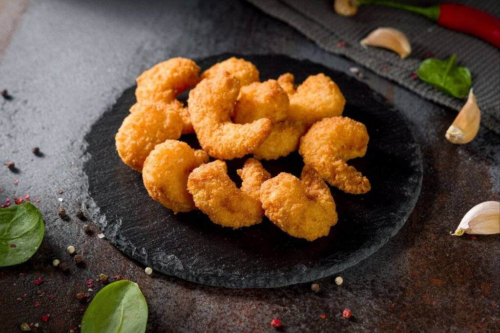 Креветки в кляре