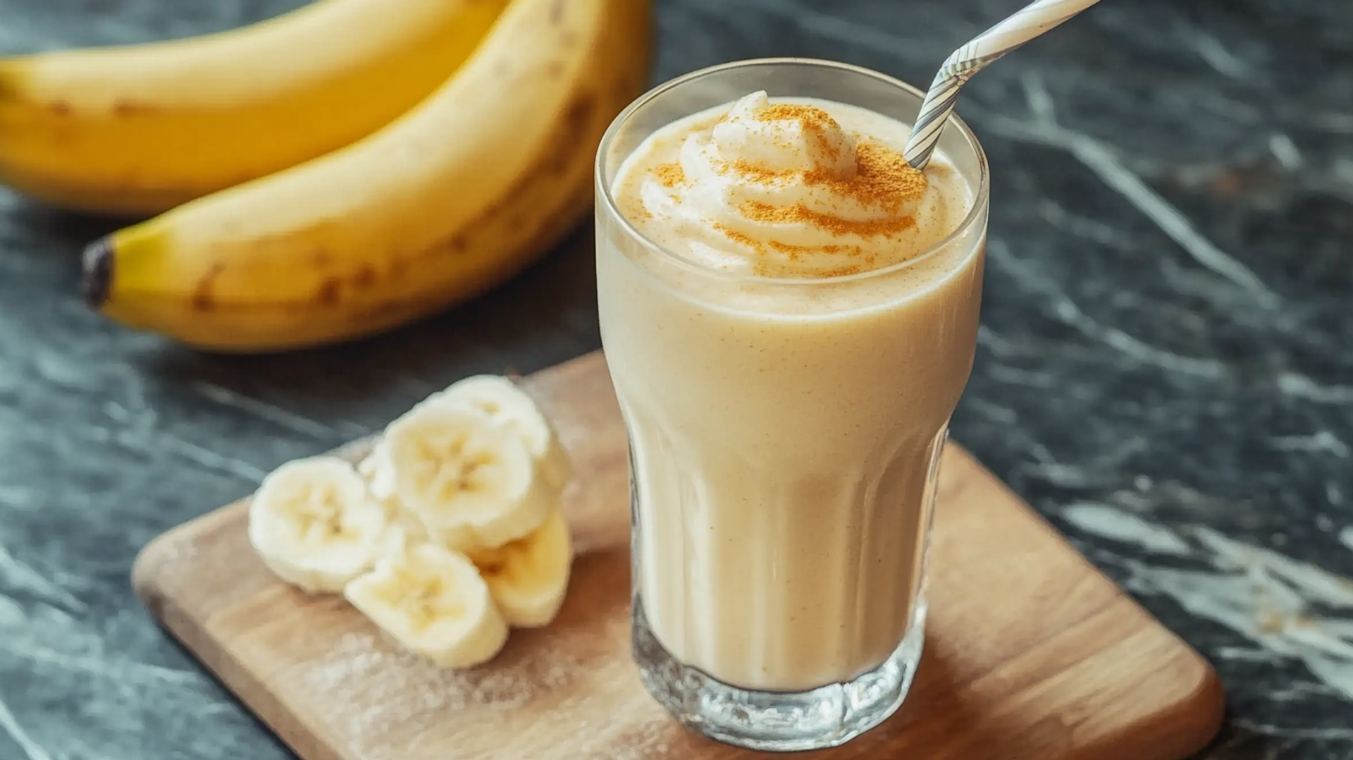 Коктейль - Молочно банановый