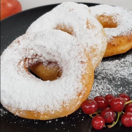 Творожные колечки в глазури