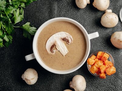 Крем-суп из шампиньонов