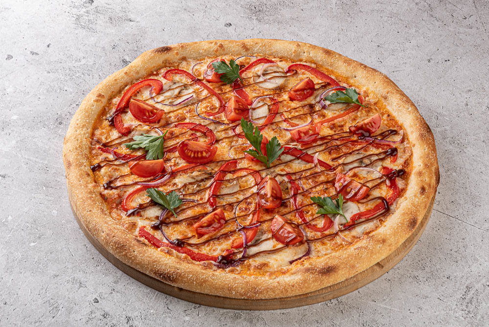 Пицца с цыпленком BBQ 35см