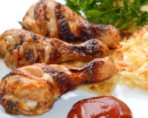 Шашлык из куриной голени