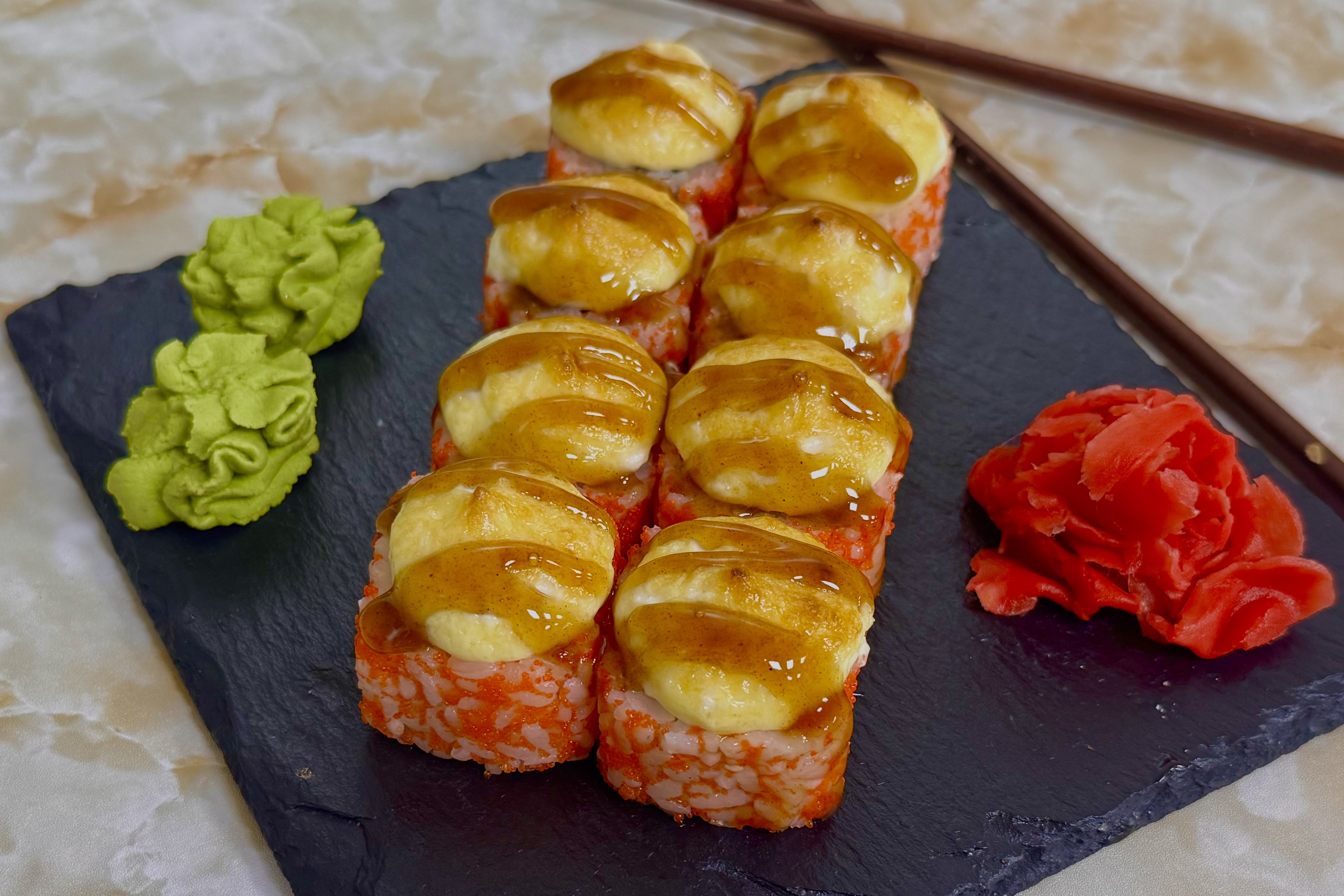 Запеченный с крабом 