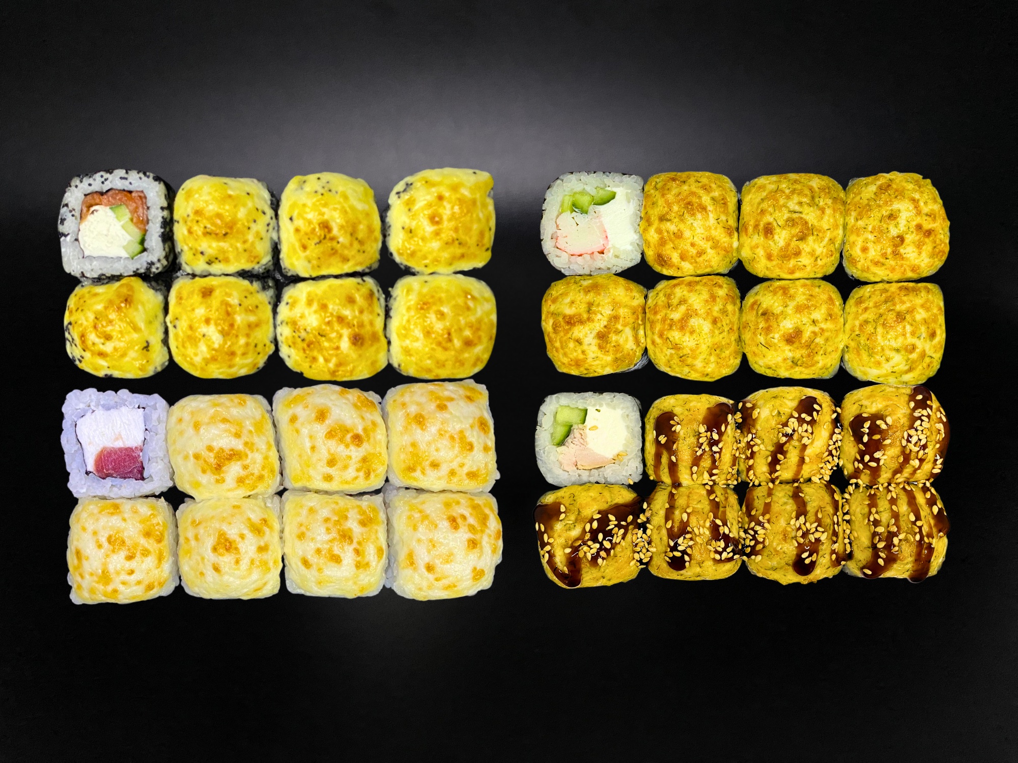 Сет запеченный