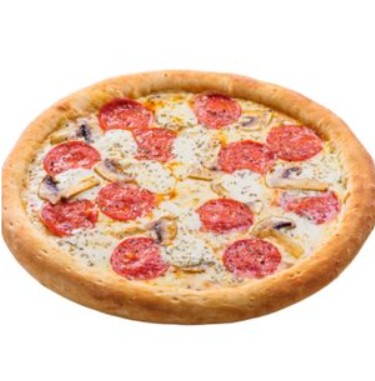 Пицца Итальянская с моцареллой и пепперони 30 см