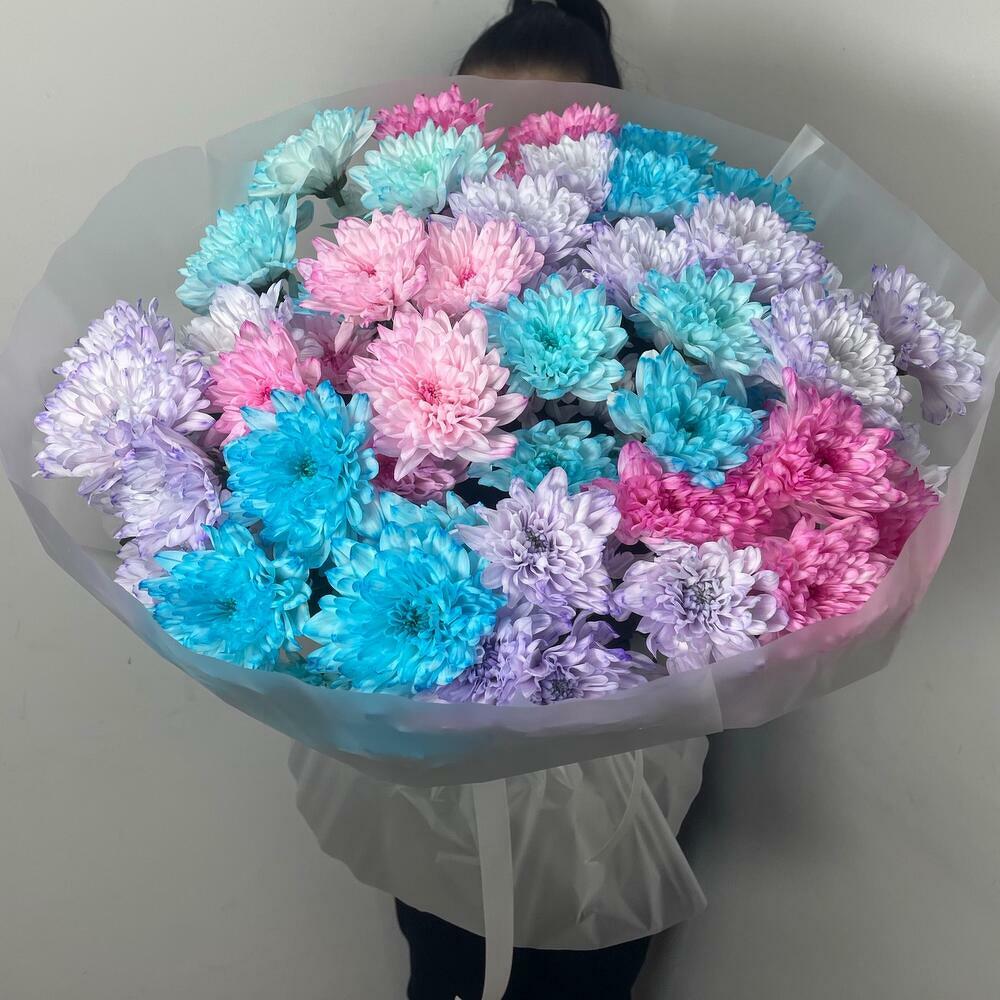 Букет из 11 хризантем