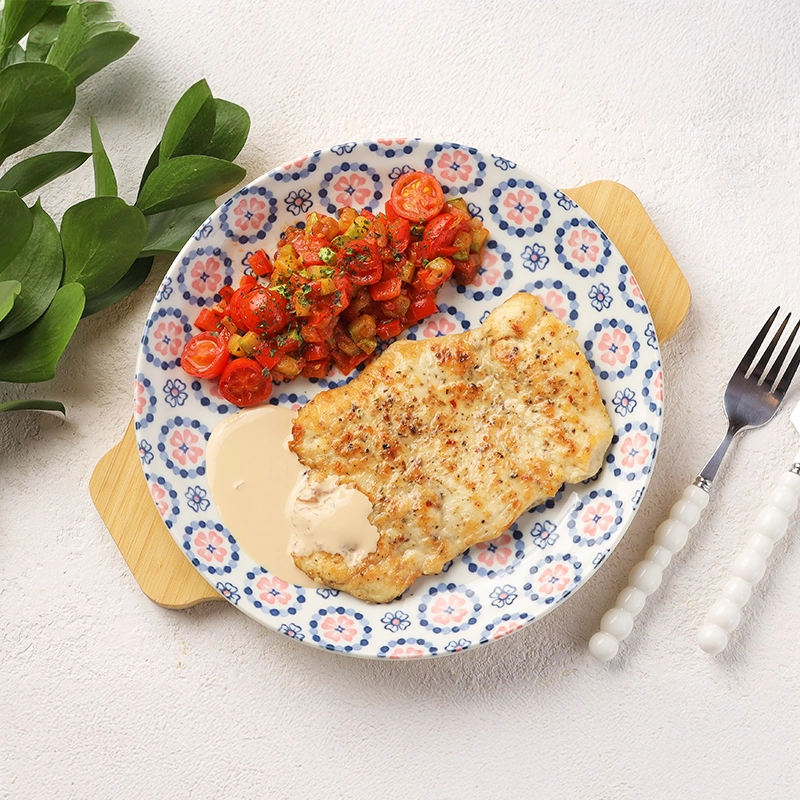 Курица Миланезе с овощным рататуем