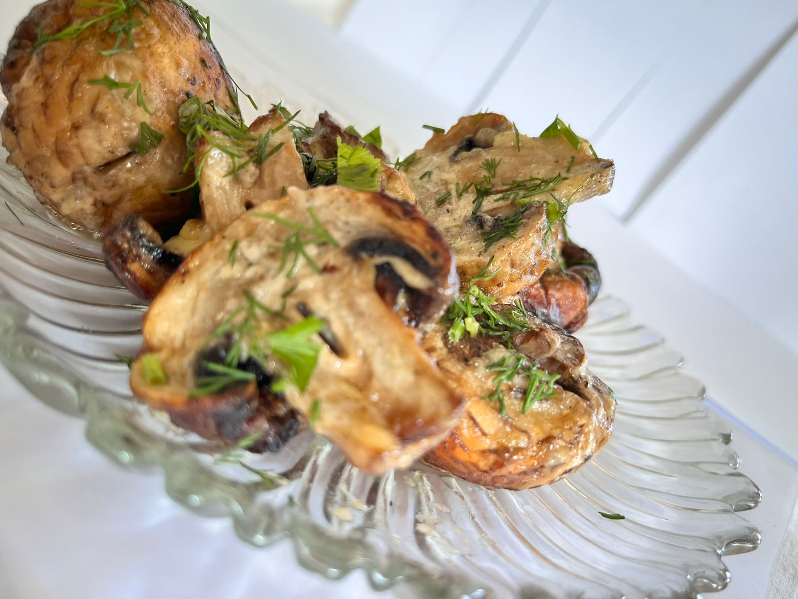 Грибы на углях